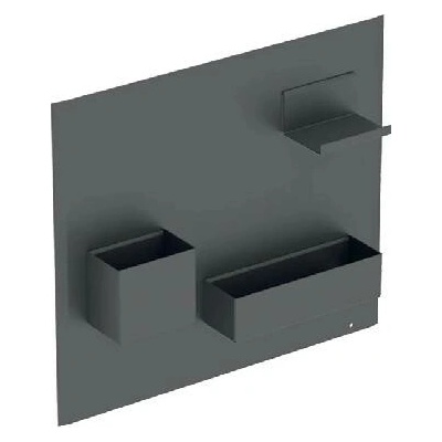Geberit Magnetická tabule s přihrádkami, 45x39 cm, matná láva - 500.649.JK.2