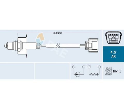 Lambda sonda FAE 75642