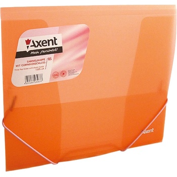 Папка PP с ластик B5 Axent Оранжев (B5)