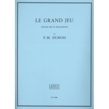 LE GRAND JEU by Pierre-Max Dubois sonáta pro perkusní nástroje
