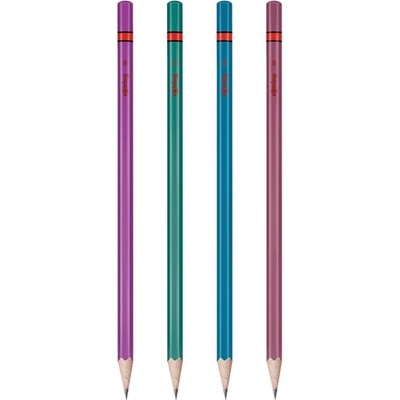rOtring Metallic HB шестоъгълен графитен молив със смесени цветове NRR2090067 (NRR2090067)