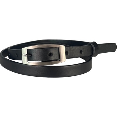 Penny Belts dámský kožený opasek 15-2-63 černý