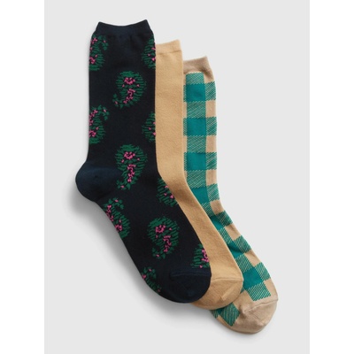 GAP Чорапи 3 чифта GAP | Zelen | ЖЕНИ | ONE SIZE