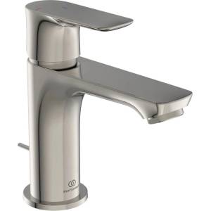Ideal Standard Смесител за умивалник Ideal Standard Connect Air BlueStart сребрист Silver Storm с метален вентил (A7008GN)