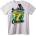 NOONEBRAND Тениска Скоро, крокодиле - 2XL, White