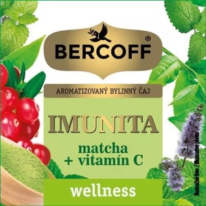 Bercoff Функционален чай Bercoff матча имунитет + вит. C 15 г