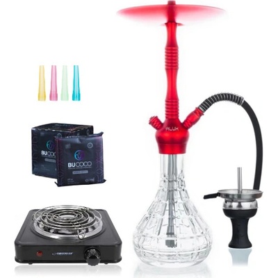 Aladin Alux M5 Red 54cm Shisha SET