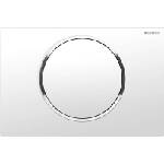 Geberit Sigma10 - Бутон за казанче, бяло/хром 115.758. KJ. 5 (115.758.KJ.5)