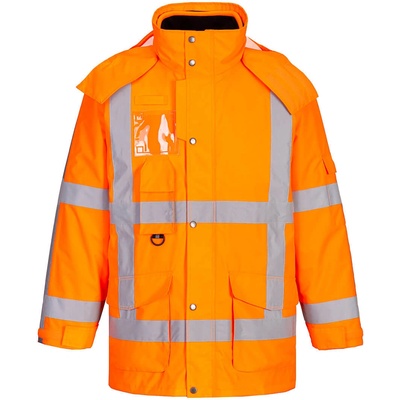 Portwest Яке PORTWEST HI-VIS TRAFFIC R461 / 3in1 RWS - HV оранжево M (R461ORRM)