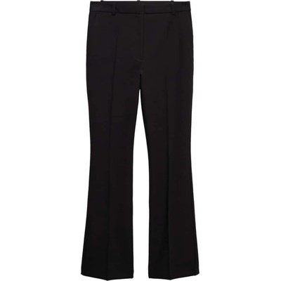 MANGO Панталон с ръб 'Lisa' черно, размер 34