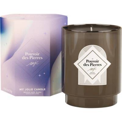 My Jolie Candle Vonná svíčka 50h náramek s malachitem Le Pouvoir De Pierress Modrý Květ 323066