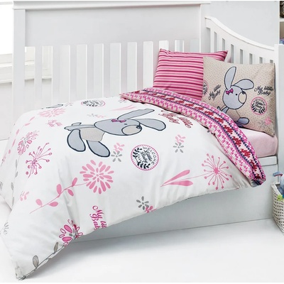 Антиалергично бебешко спално бельо Зайче