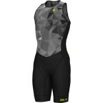 Alé Мъжки скин за колоездене Alé Triathlon Triple Body Sleeveless Cycling skinsuit - Grey - размер XL (002-3843-0116)
