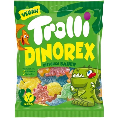 Trolli Dinorex sauer Veggie ovocné želé cukríky - 200 g