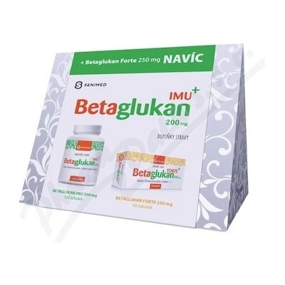 Aurovitas Betaglukan IMU+ 120 tobolek + Betaglukan forte 30 tobolek