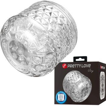 Pretty Love Cory Super Soft Stroker Double Side Entry Transparent
