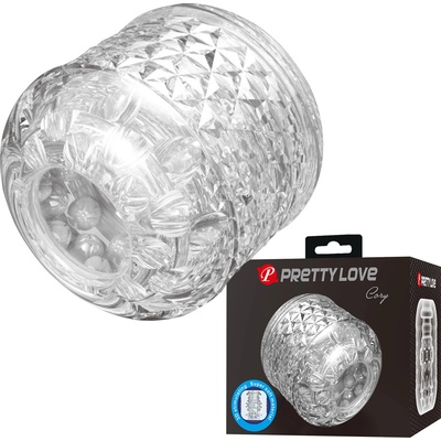 Pretty Love Cory Super Soft Stroker Double Side Entry Transparent