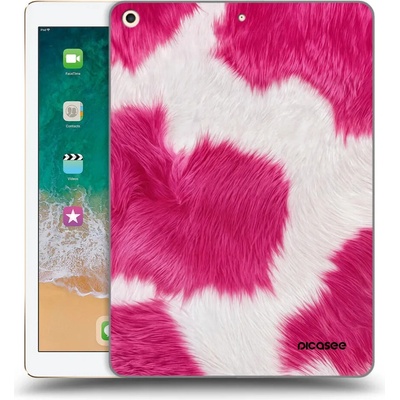 Picasee silikónový prehľadný obal pre Apple iPad 9.7" 2017 5. gen Pink Moo
