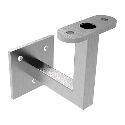 Držák madla na zeď AISI304, 40x40x2/M8mm - brus – Zboží Dáma