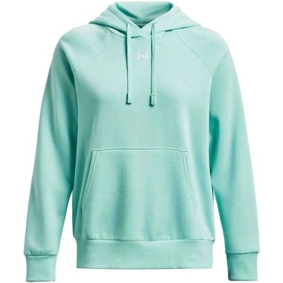 Under Armour Ua Rival Fleece Hoodie 1379500 tyrkysová