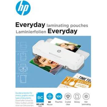 HP Фолио за термоламиниране, 80 микрона, 60x95 mm, гланцово, 100 бр. , HP "Everyday" 9157 (9157)