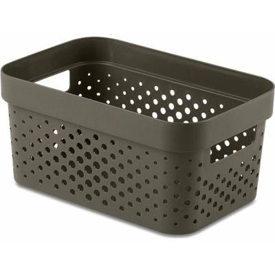 Curver Infinity 4,5 l Úložný box 26 x 18 x 12 cm, recyklovaný plast, hnědý 04747-C74