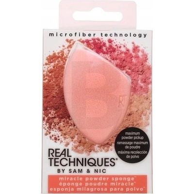 Real Techniques Houbička na make-up růžová