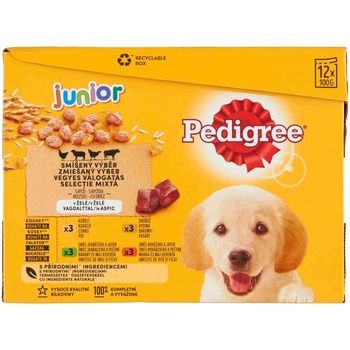 Pedigree Junior multipack 12 x 100 g