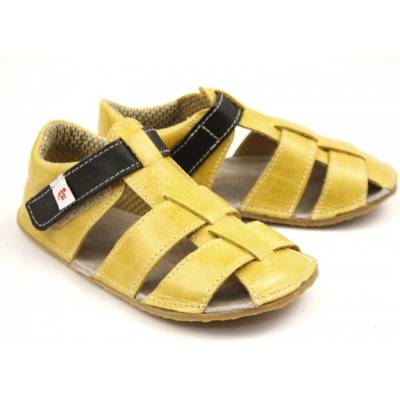 EF barefoot sandálky žltá