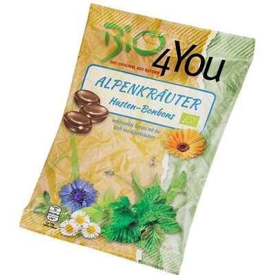 Bio4You BIO Bonbóny alpské byliny 75 g