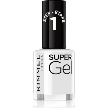 Rimmel Super Gel гел лак за нокти без използване на UV/LED лампа цвят 001 Basic B 12ml