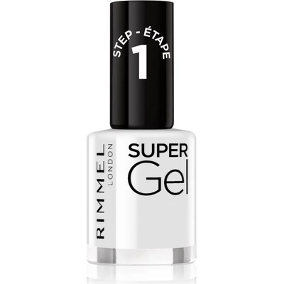 Rimmel Super Gel гел лак за нокти без използване на UV/LED лампа цвят 001 Basic B 12ml