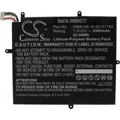 VHBW Батерия за Jumper EZBook X1 / BMAX MaxBook Y11 H1M6, 3300 mAh (888402727)