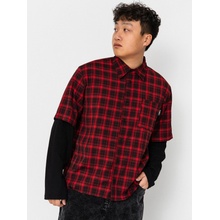 Wasted Paris Tartan Age Shirt (fire red/black)