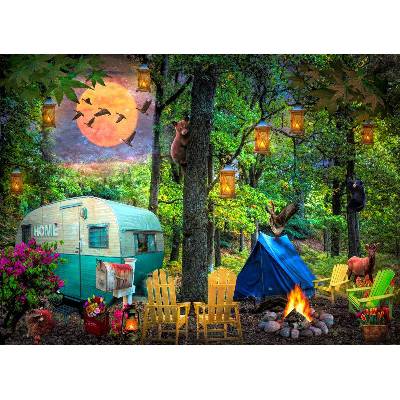SunsOut - Puzzle Summertime Camping 500 XXL - 500 piese