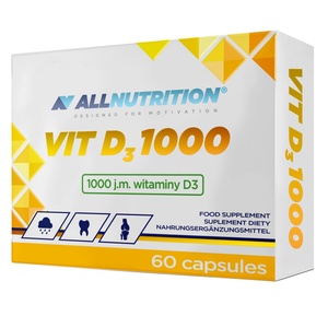 ALLNUTRITION Vitamin D3 1000, 60 Capsules