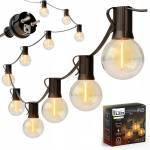 SmartLED LED външен декоративен гирлянд 25xE12/1W/230V 17, 5 m IP65 черен (SD0123)
