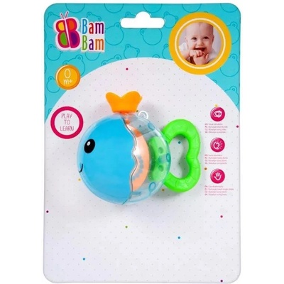 Bam Bam Бебешка дрънкалка Bam Bam - Рибка (414265)