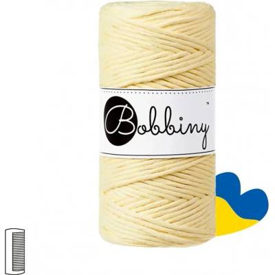 Bobbiny Macrame cord - (3mm) Macrame cord - 3mm: Oat yellow
