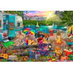 Bluebird Puzzle - Puzzle Stewart: The Family Campsite - 1 000 piese
