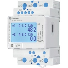 Finder 7M.38.8.400.0112 7M.38.8.400.0112 Obousměrný elektroměr na DIN lištu digitální 80 A 1 ks