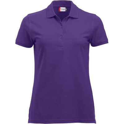CLIQUE Polokošile Classic Marion S S těžká bavlna krátký rukáv dámská COT678246asx00 bright lila