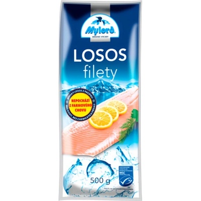 Mylord Filety z divokého lososa s kůží, mražené 500g – Zboží Dáma Mylord Filety z divokého lososa s kůží, mražené 500g – Zboží Dáma