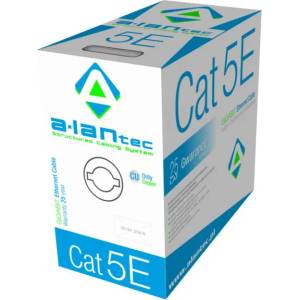 ALANTEC Мрежов кабел A-LAN KIU5PVC305 305 m Cat5e U/UTP сив (KIU5PVC305)