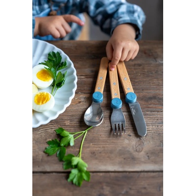 Opinel Dětský příbor Le Petit Gourmet modrá