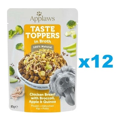 Applaws Taste Toppers Broth Kuře se zeleninou 12 x 85 g