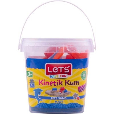 LET'S Кинетичен пясък 500 гр. Let`s L-10158 син