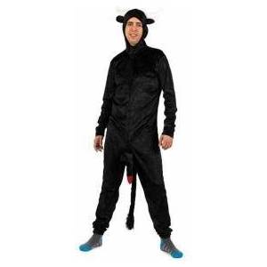 Limit Costumes Маскировъчен костюм за възрастни Limit Costumes Crazy Бик Черен Размер M