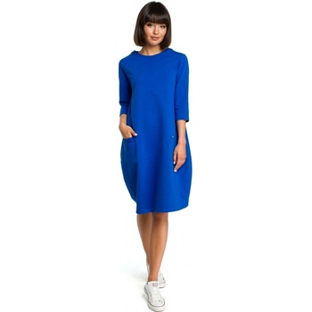 šaty B083 modré