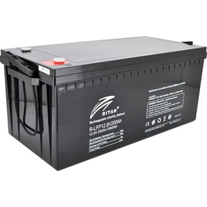 Ritar Литиево йонна LiFePO4 Батерия за соларни системи LFP12.8V200AH 12V / 200Ah -522/ 240 /219 mm F12/M8 RITAR (RITAR-LFP-12.8V-200AH) - megamag